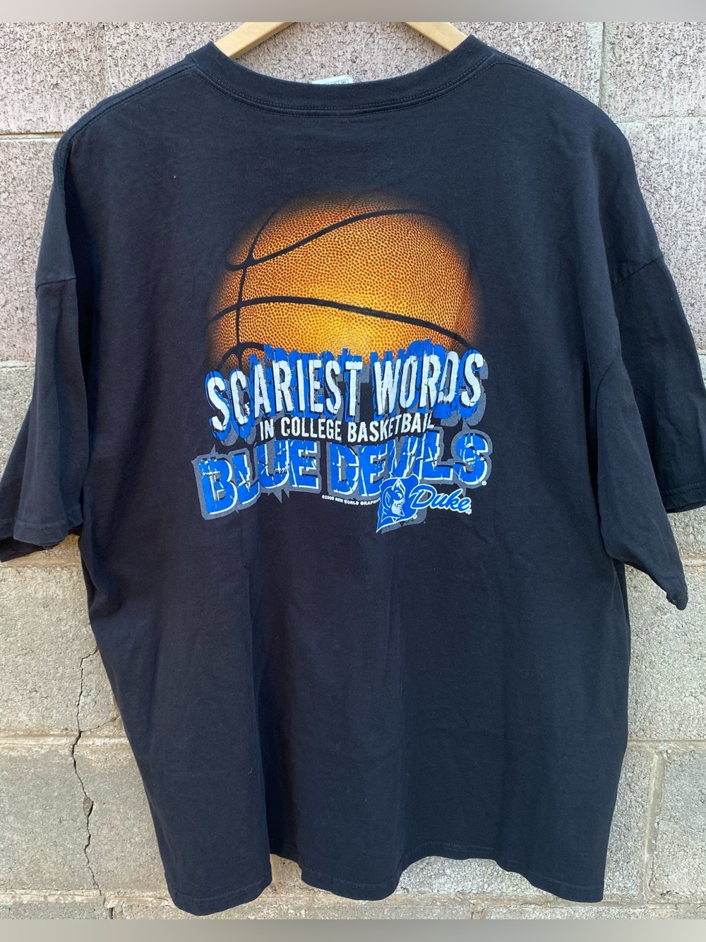 Vintage Duke Blue Devils Shirt Adult 3XL Shirt NCAA College Football Y2K